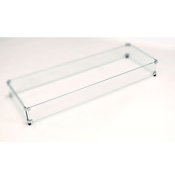 The Outdoor GreatRoom Glass Wind Guard Replacement Glass Panel - Square / Rectangular / Linear