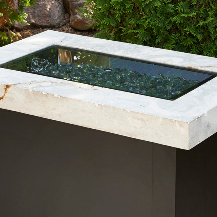 The Outdoor GreatRoom Linear Glass Burner Cover