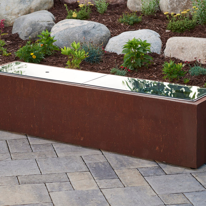 The Outdoor GreatRoom Linear Glass Burner Cover
