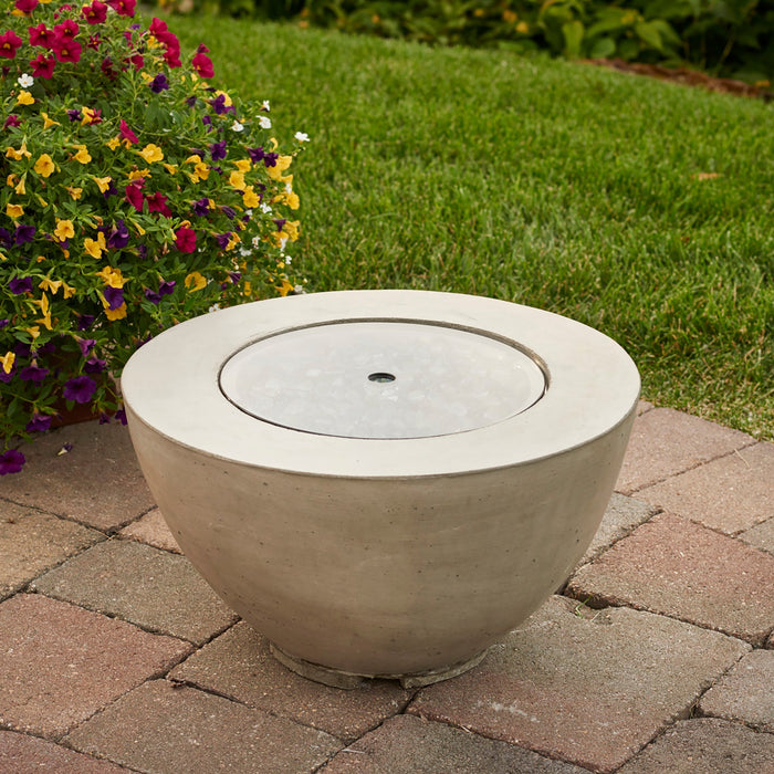The Outdoor GreatRoom Round Glass Burner Cover