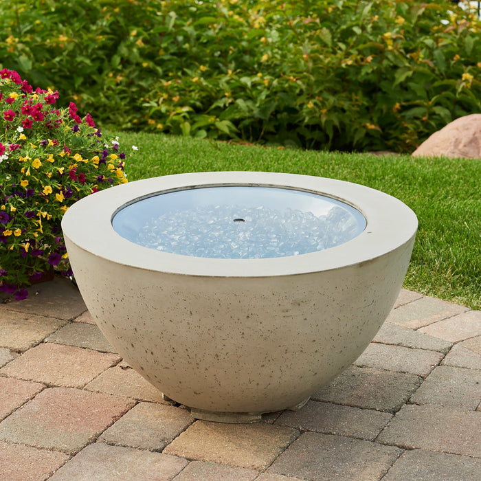 The Outdoor GreatRoom Round Glass Burner Cover