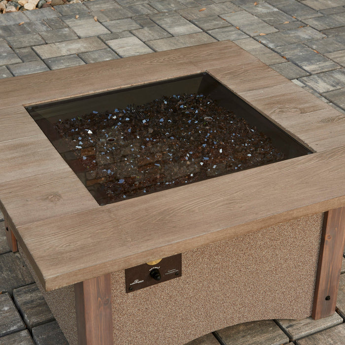 The Outdoor GreatRoom Square Glass Burner Cover
