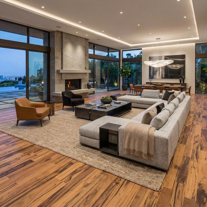 Tigerwood (Goncalo Alves, Muiracatiara, Brazilian Koa) Solid Flooring 0.75″ x 5″ Unfinished, $6.79/sqft - Advantage Lumber