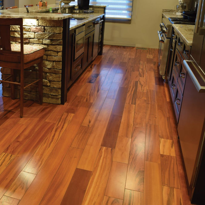 Tigerwood (Goncalo Alves, Muiracatiara, Brazilian Koa) Solid Flooring 0.75″ x 5″ Unfinished, $6.79/sqft - Advantage Lumber