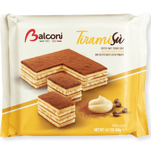 Tiramisu Roll Cake Torta 400g (Balconi) - MezeHub