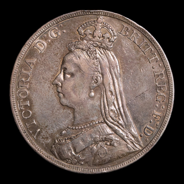 United Kingdom, Queen Victoria, AR 1 Crown - 1890 CE - United Kingdom