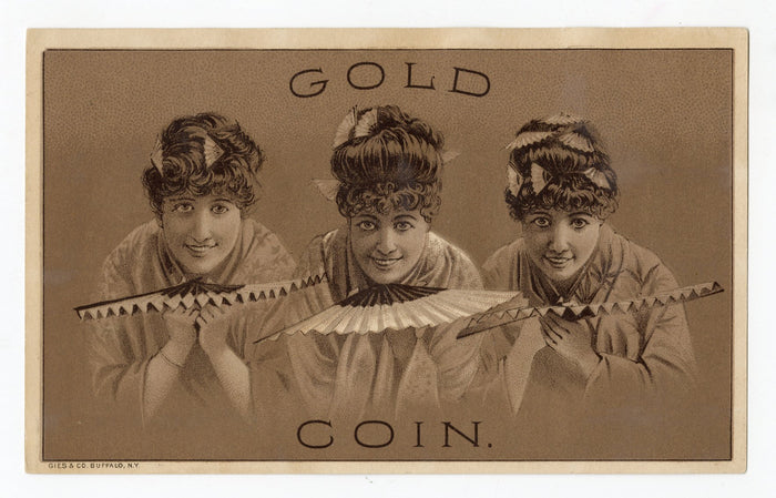 Victorian Gilbert & Sullivan Set of 3 MIKADO TRADE CARDS, Poo-Bah, Maids from School