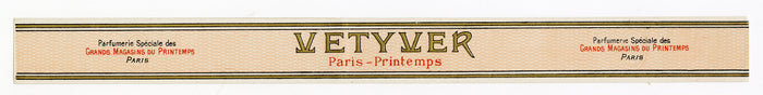 Vintage, Unused, French, Art Deco PARIS-PRINTEMPS Soap Box Label Set of Two
