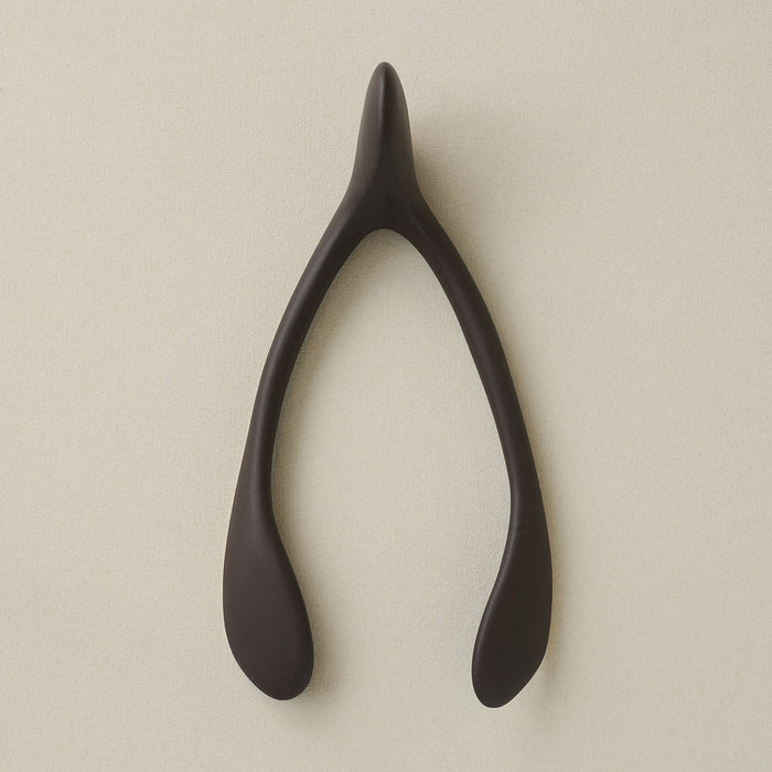 Wishbone Wall Adornment, Peppercorn